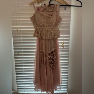 Pink Palazzo Indian Outfit Set!